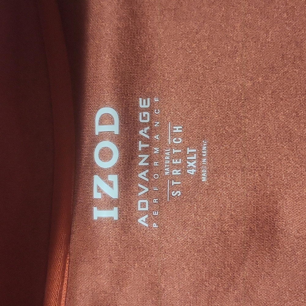 Izod Rust Stretch Vest - Picture 2 of 2